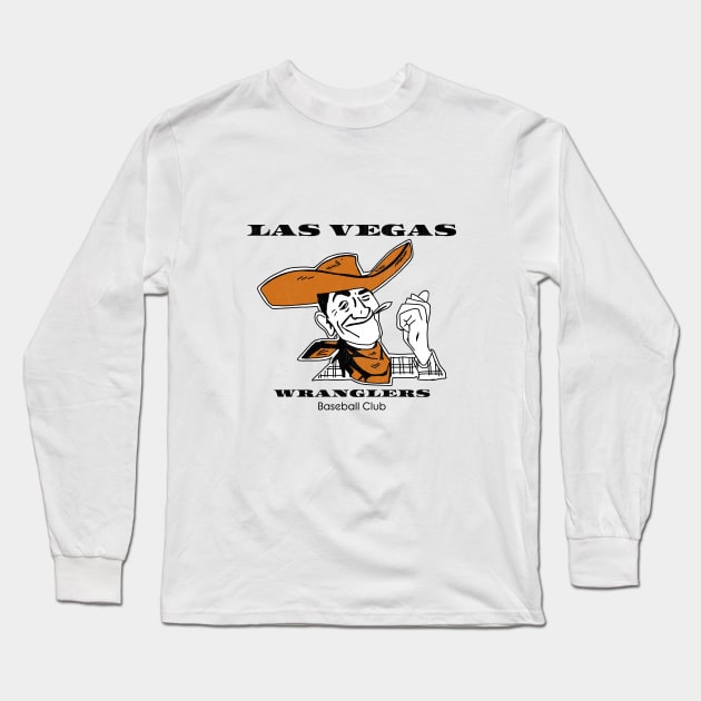 Classic Las Vegas Wrangler Baseball Long Sleeve T-Shirt by LocalZonly